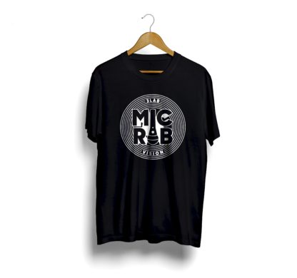 Mic Rob Black & White Target Tee